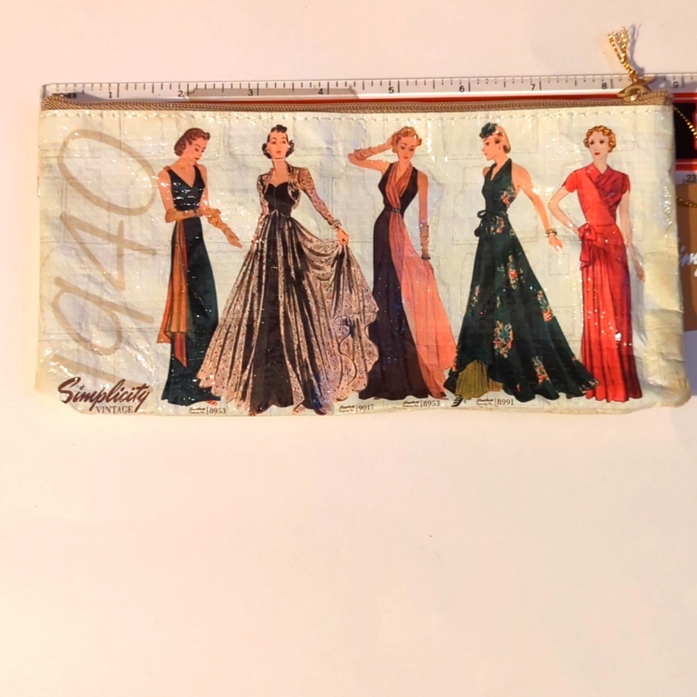 Simplicity Vintage 1940 Zipper Bag Sewing Pattern